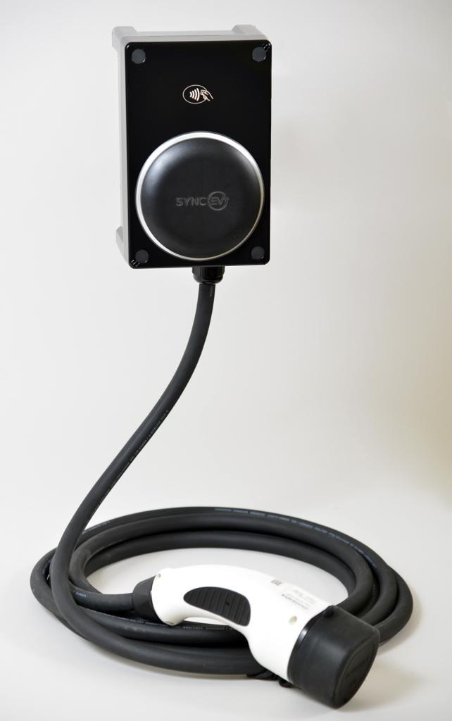 tethered sync ev electric car charger